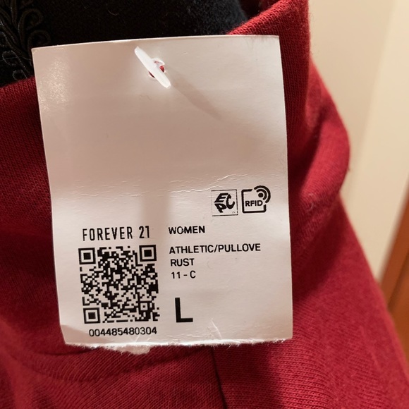 Ladies zippered sweatshirt, new! Size L - Picture 5 of 5